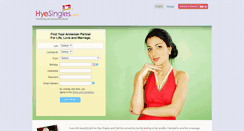 Desktop Screenshot of hyesingles.com